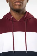 Sudadera tricolor con capucha unisex