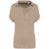 Polo de lino mujer