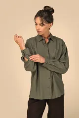 Camisa ecorresponsable de Lyocell mujer