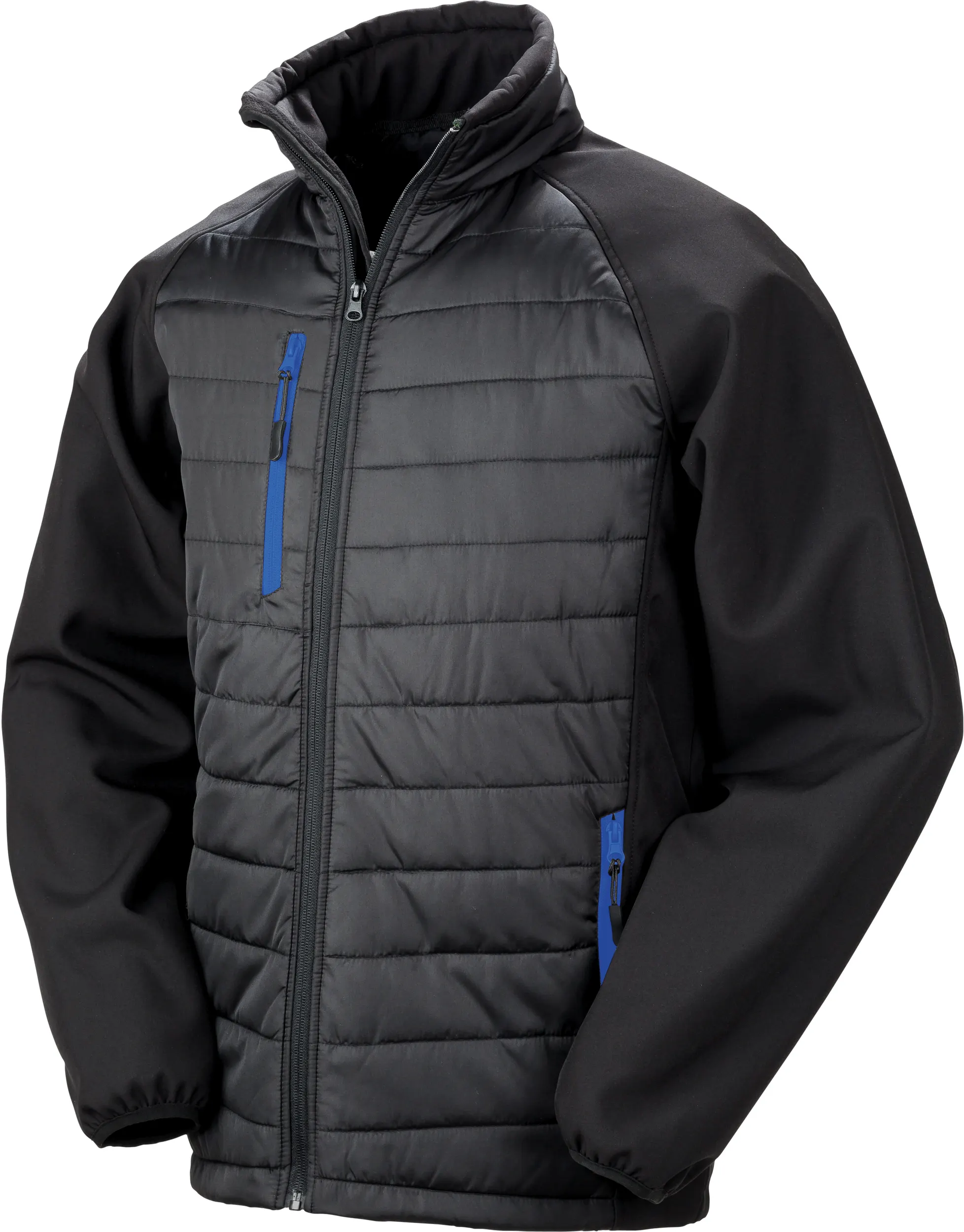 Chaqueta Softshell Black Compass acolchada reciclada