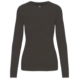 Jersey cuello redondo manga larga mujer