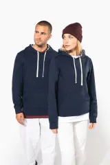 Sudadera con capucha de forro contrastado - Unisex