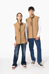 Chaquetas softshell 3 capas con capucha y mangas extraíbles unisex