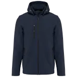 Chaquetas softshell 3 capas con capucha y mangas extraíbles unisex