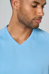 Camiseta de deporte cuello de pico hombre