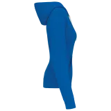 Sudadera capucha contrastada mujer