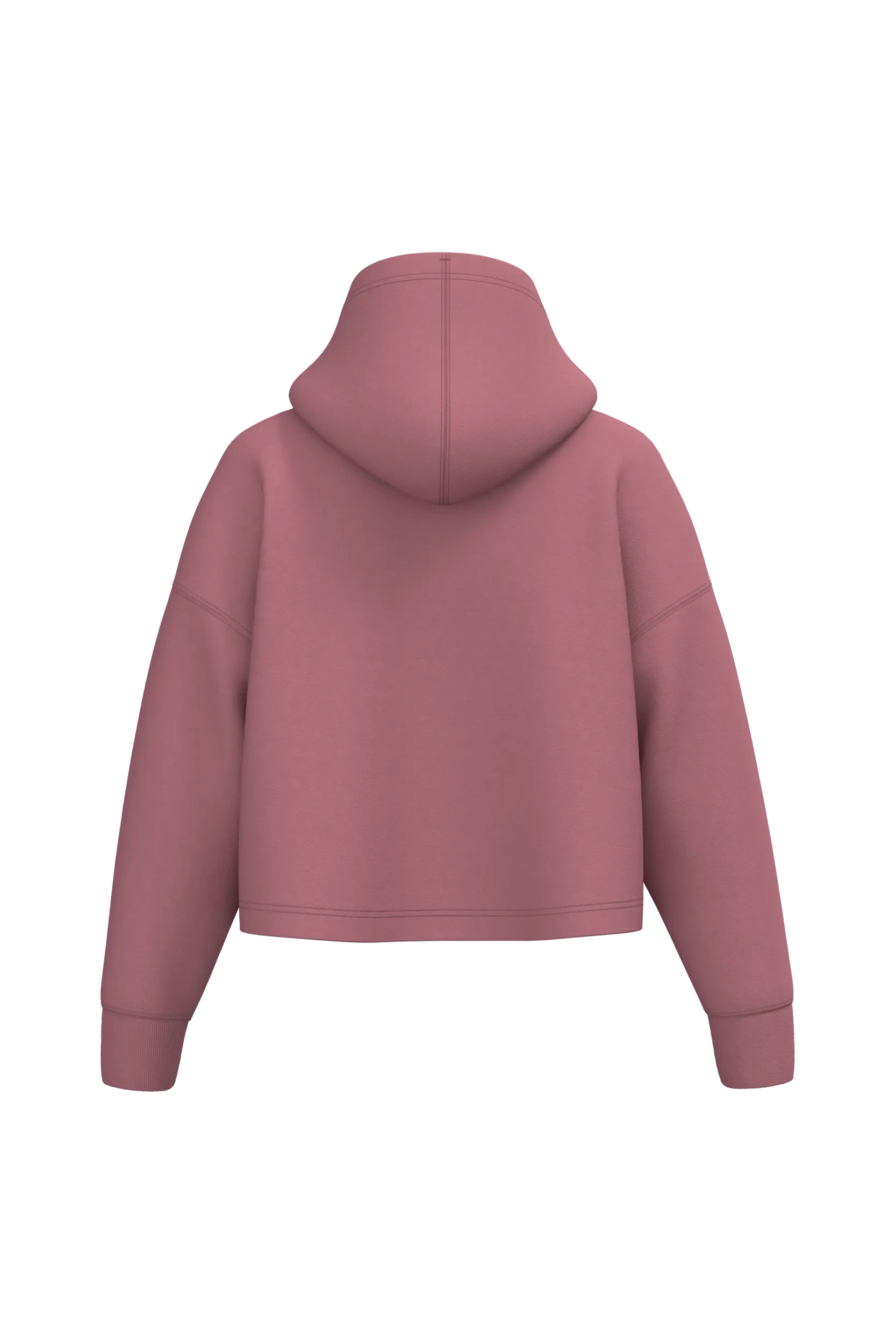 Sudadera crop con capucha mujer