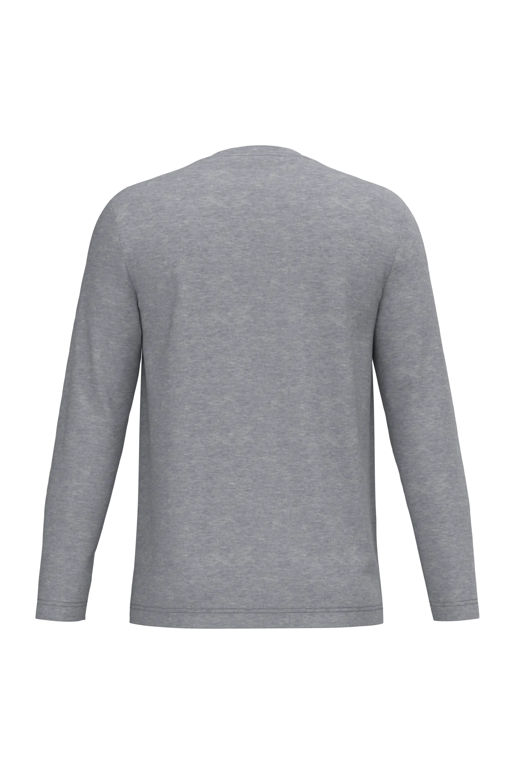 Camiseta maga larga y cuello redondo hombre