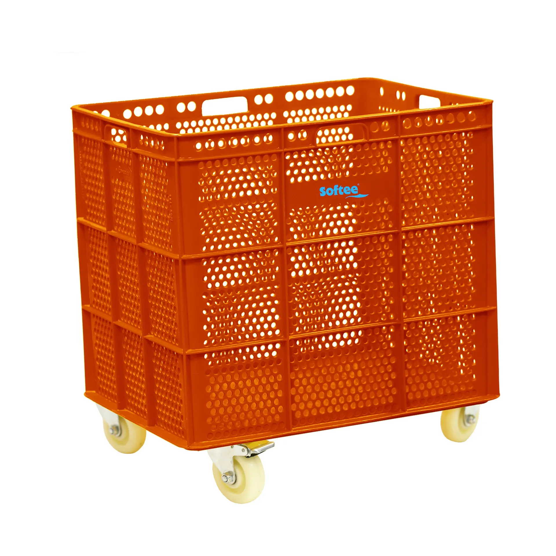 BANASTA CON RUEDAS INOX