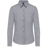 Camisa oxford manga larga mujer
