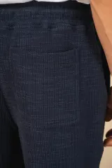 Bermuda texturizada para hombre