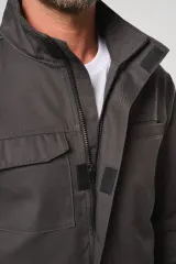 Chaqueta de trabajo sin metal unisex