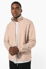 Chaqueta polar ajustable con puños elásticos