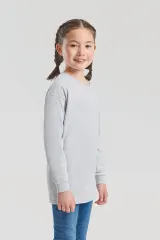 Camiseta Valueweight manga larga niños (61-007-0)