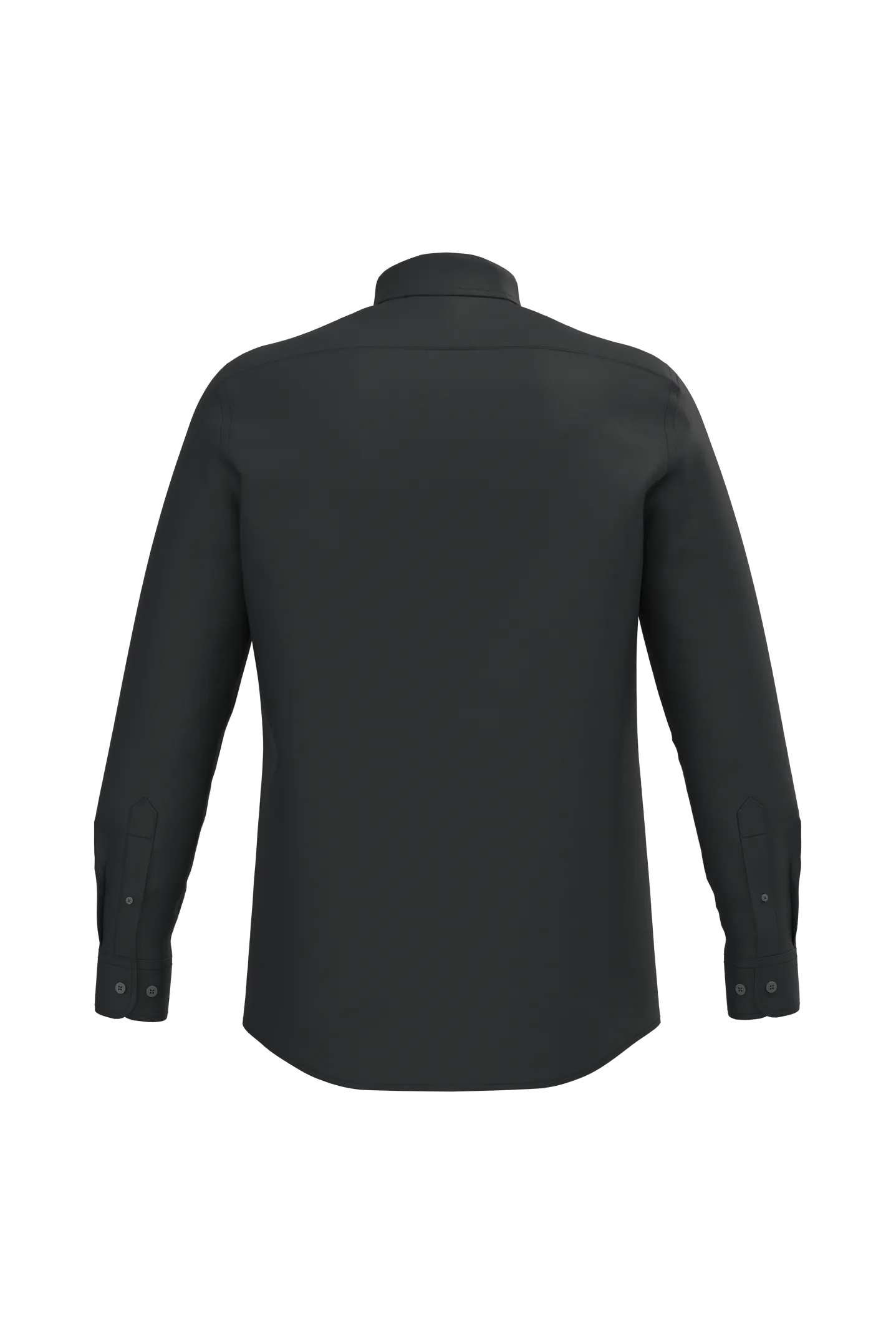 Camisa de popelina de polialgodón de fácil cuidado para hombre