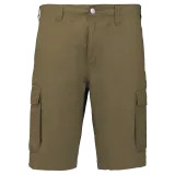 Bermuda ligera multibolsillos para hombre