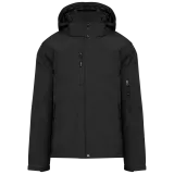Parka softshell acolchada con capucha hombre