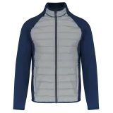 Chaqueta de deporte bimaterial unisex