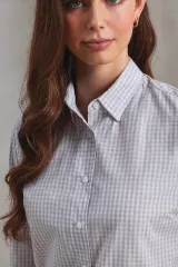 Camisa Vichy con cuadros grandes