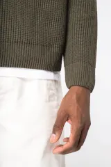 Jersey ecorresponsable de punto grueso hombre