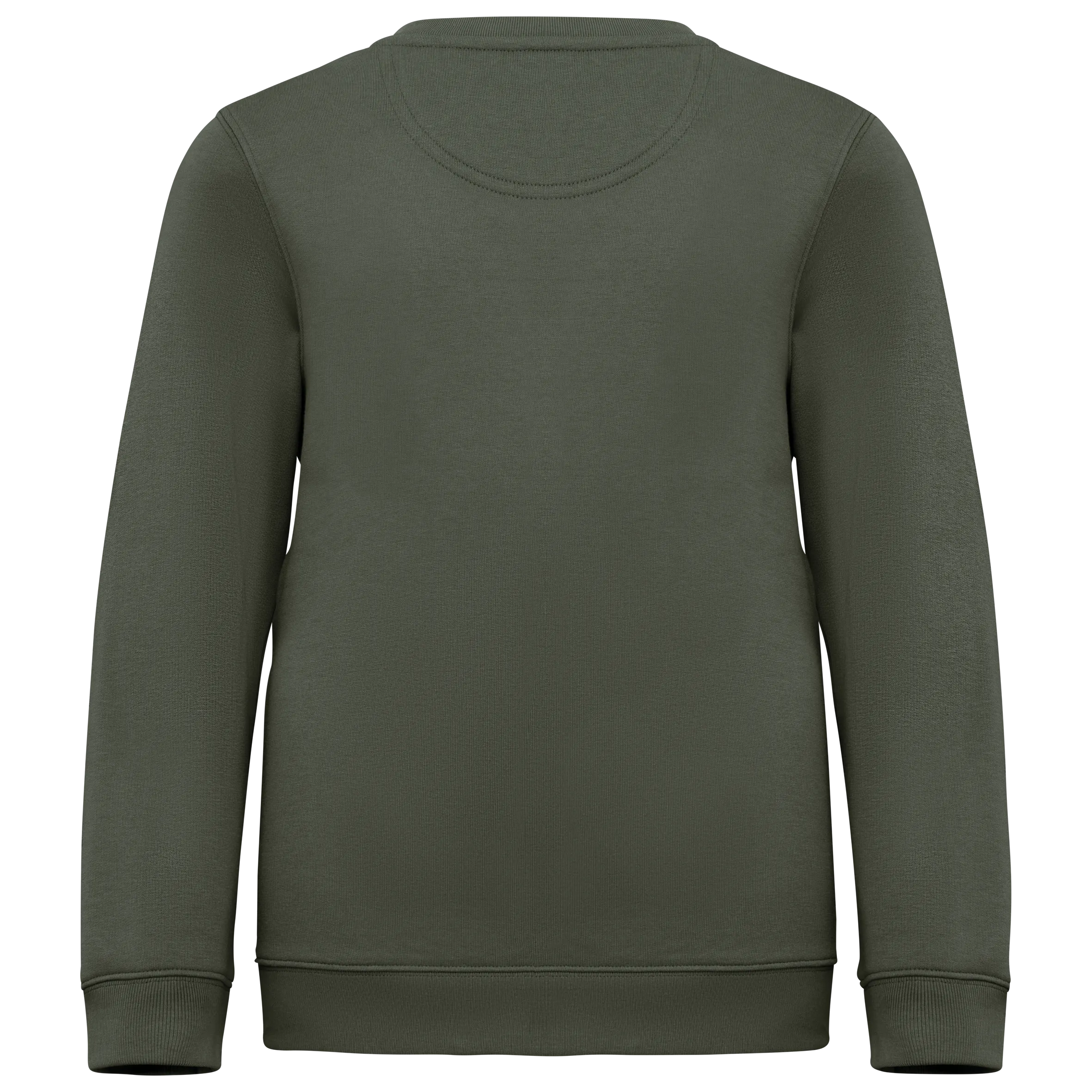 Sudadera ecorresponsable cuello redondo infantil