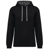 Sudadera con capucha de forro contrastado - Unisex