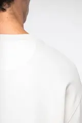 Sudadera ecorresponsable cuello redondo y hombros caídos French Terry unisex