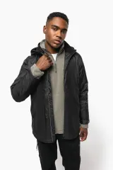 Chaqueta con capucha y forro de micropolar - Unisex