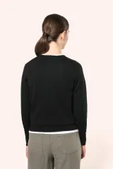 Jersey Supima® cuello redondo mujer