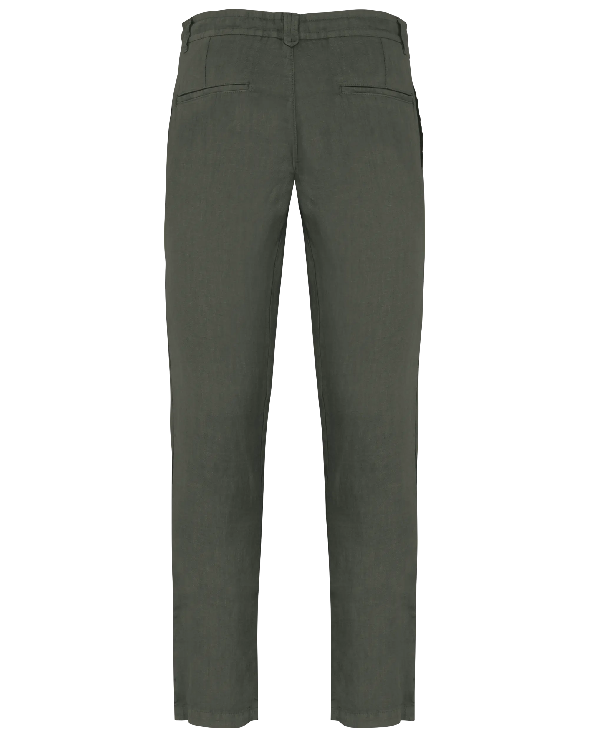 Pantalón efecto lavado de lino hombre