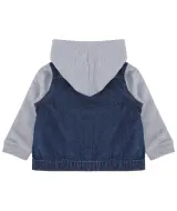 Chaqueta vaquera con capucha niños