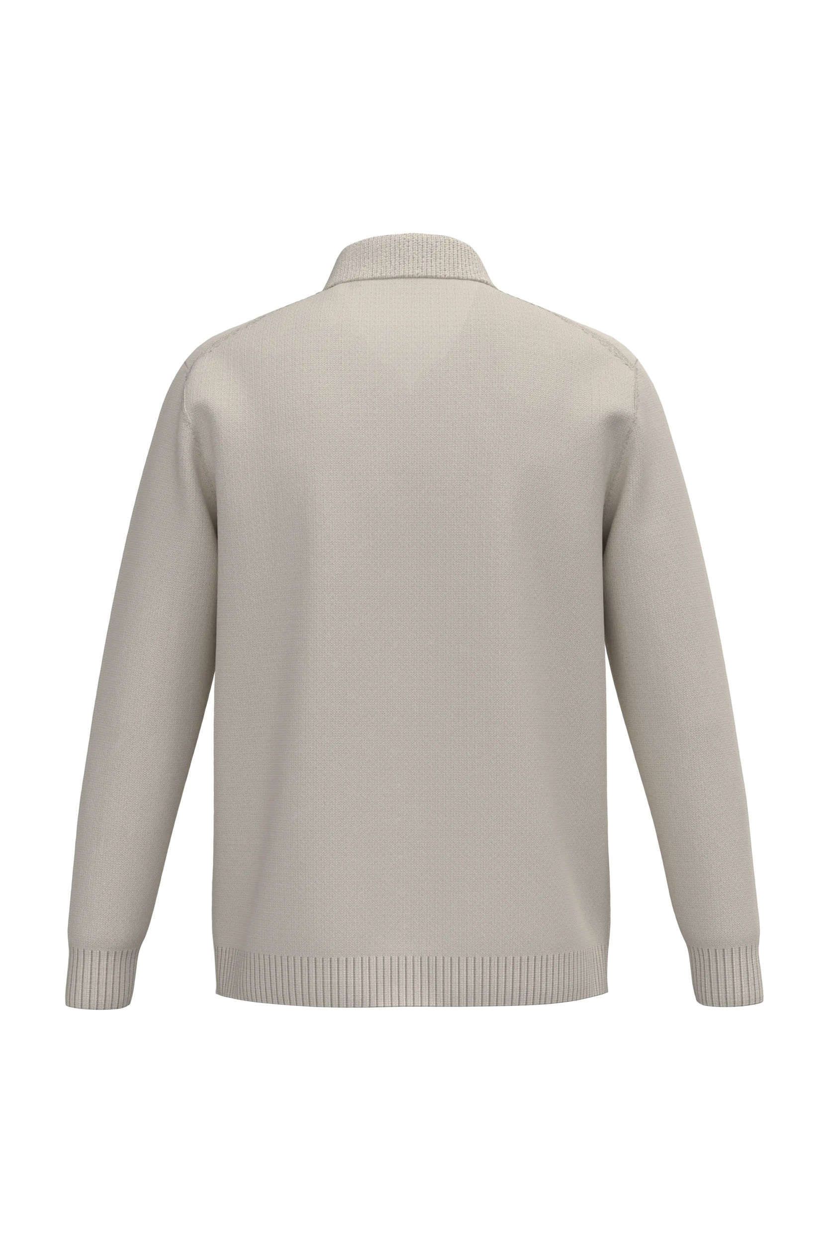 Jersey cuello polo hombre