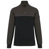 Sudadera 1/4 cremallera ecorresponsable– Unisex