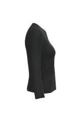 Camiseta manga larga y cuello redondo mujer
