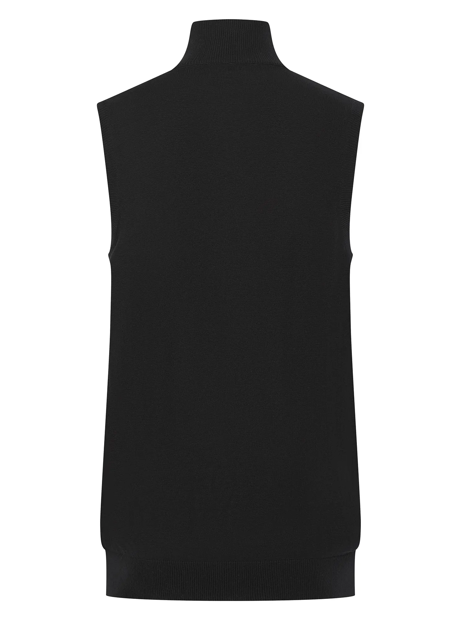 Jersey con cremallera sin mangas hombre