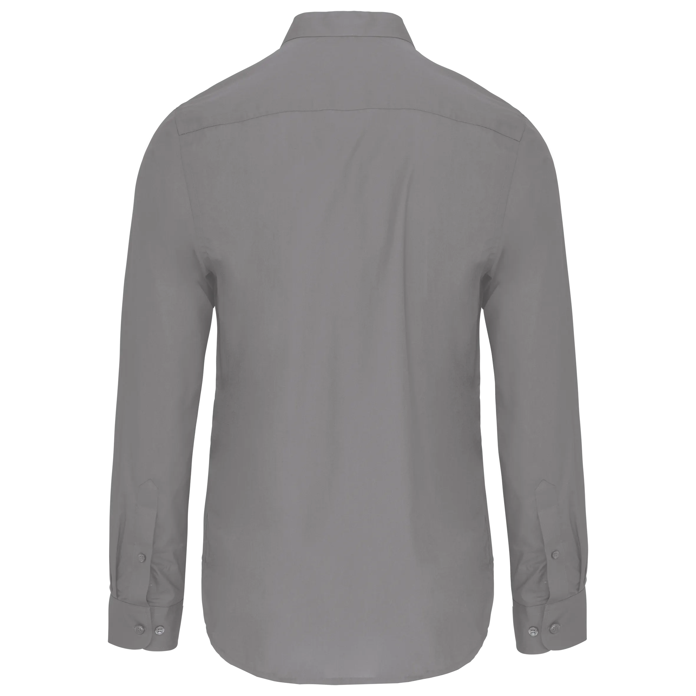 Camisa cuello mao manga larga hombre