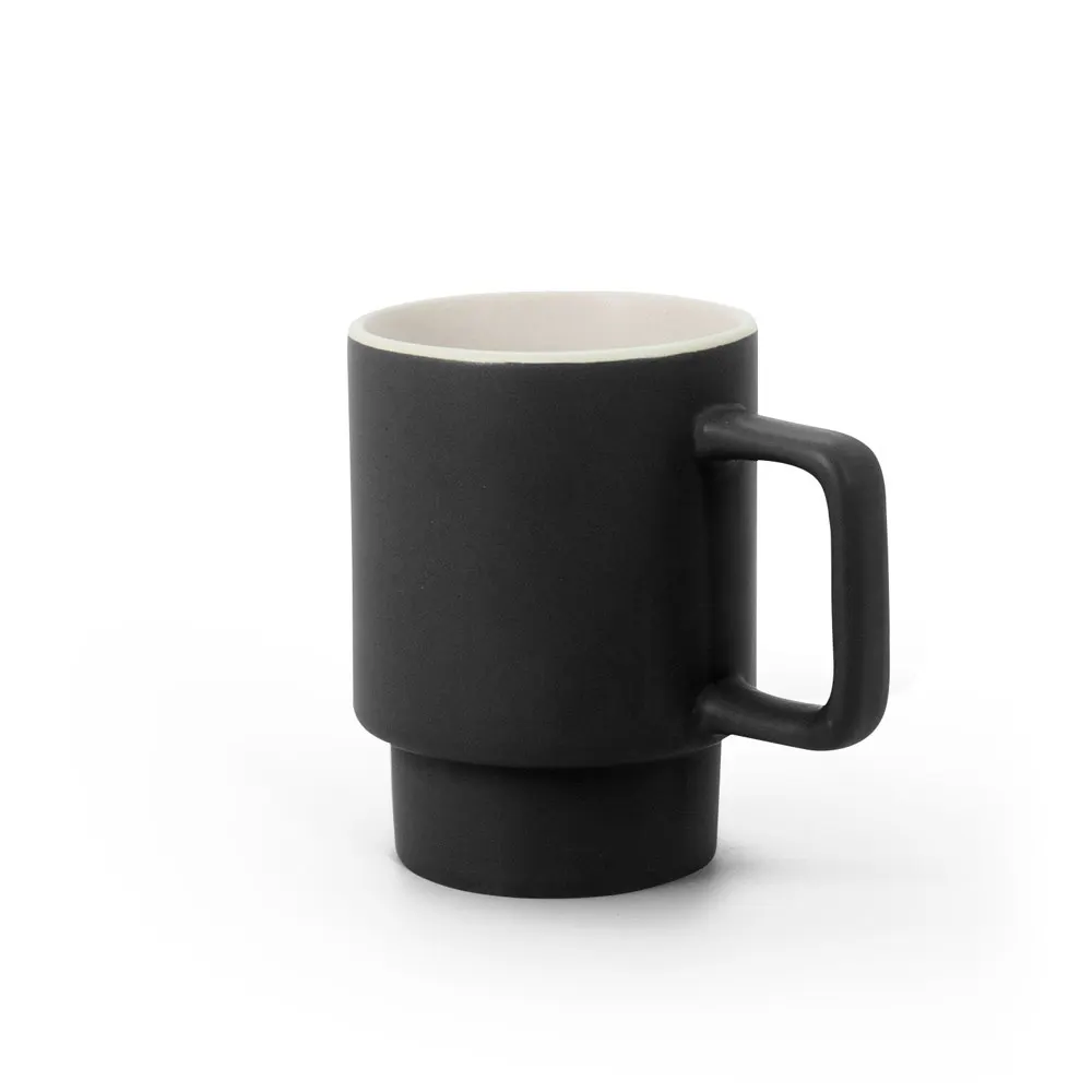 KUERTEN. Taza de cerámica con acabado mate, 330 mL