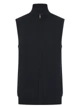 Jersey con cremallera sin mangas hombre
