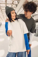 Camiseta ecorresponsable oversize French Terry unisex