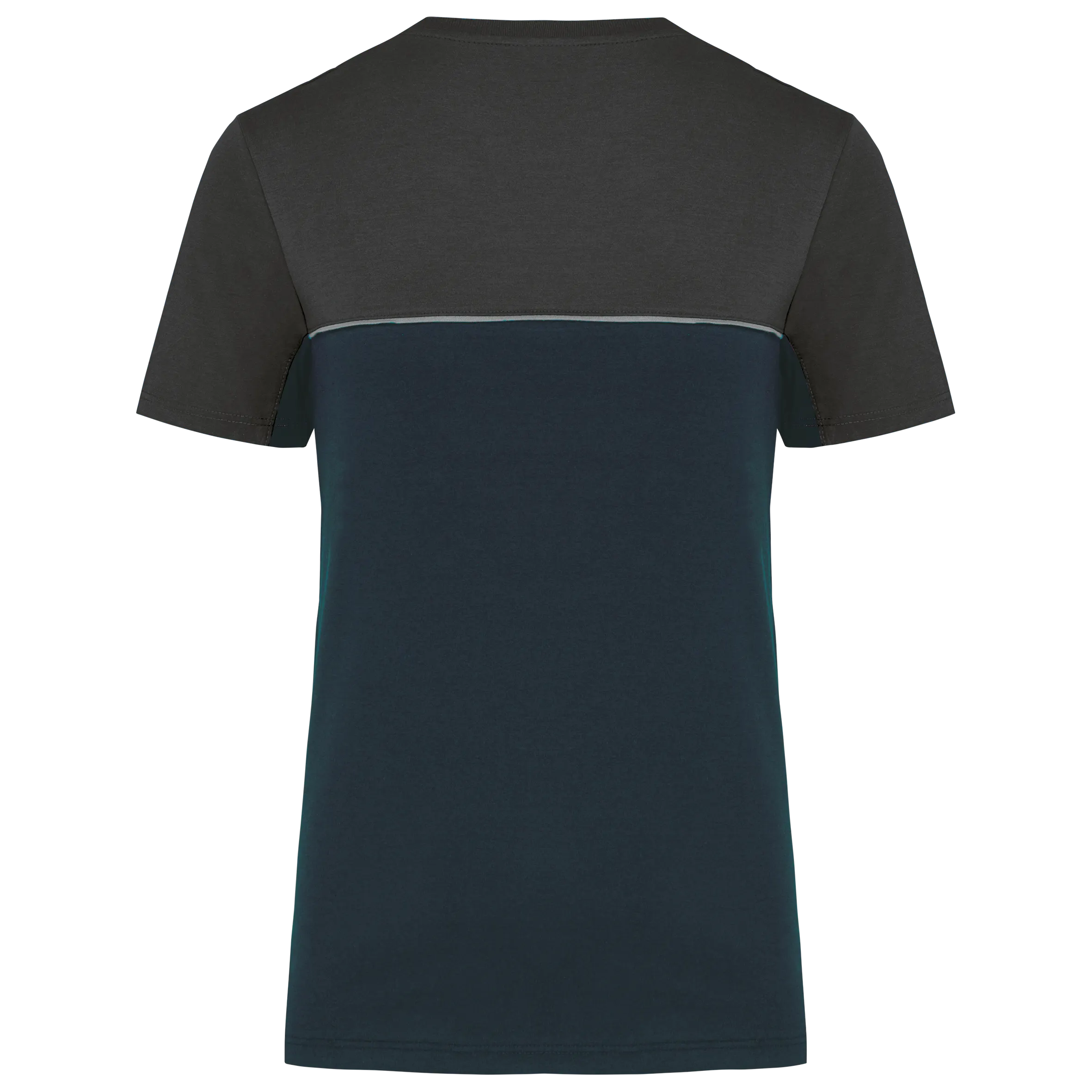 Camiseta bicolor ecorresponsable manga corta - Unisex