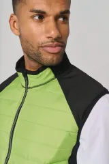 Chaleco deportivo bimaterial unisex
