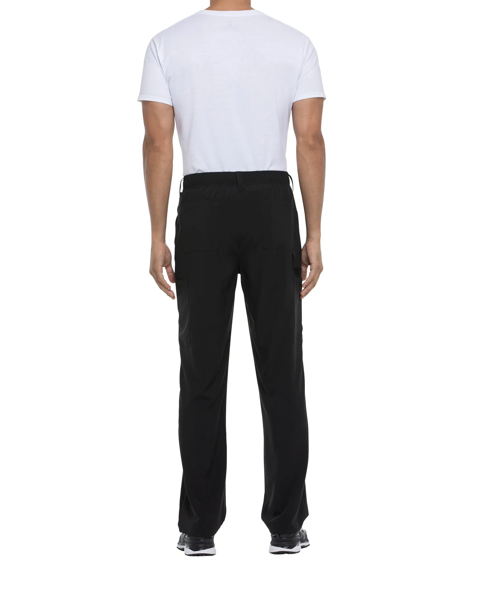 Pantalón con cordón de ajuste y tiro estándar hombre