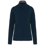 Chaqueta de felpa con cremallera mujer