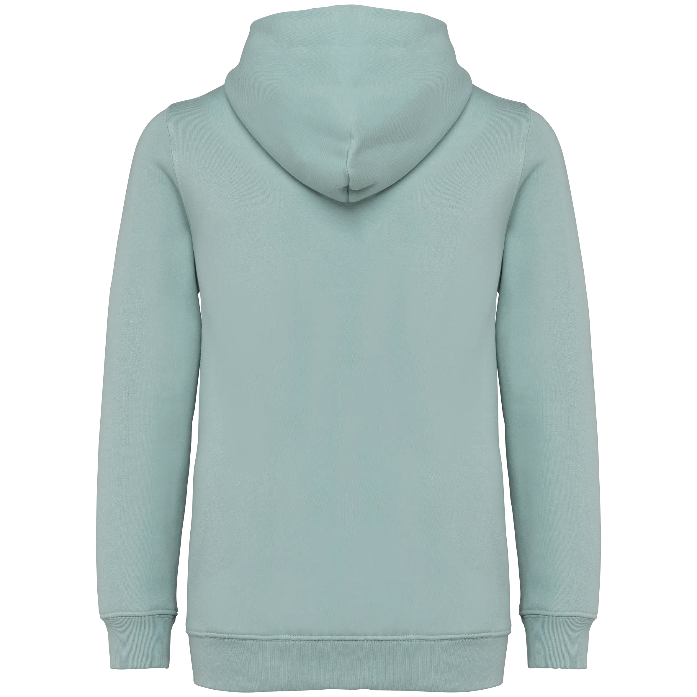 Sudadera ecorresponsable con capucha y cremallera infantil