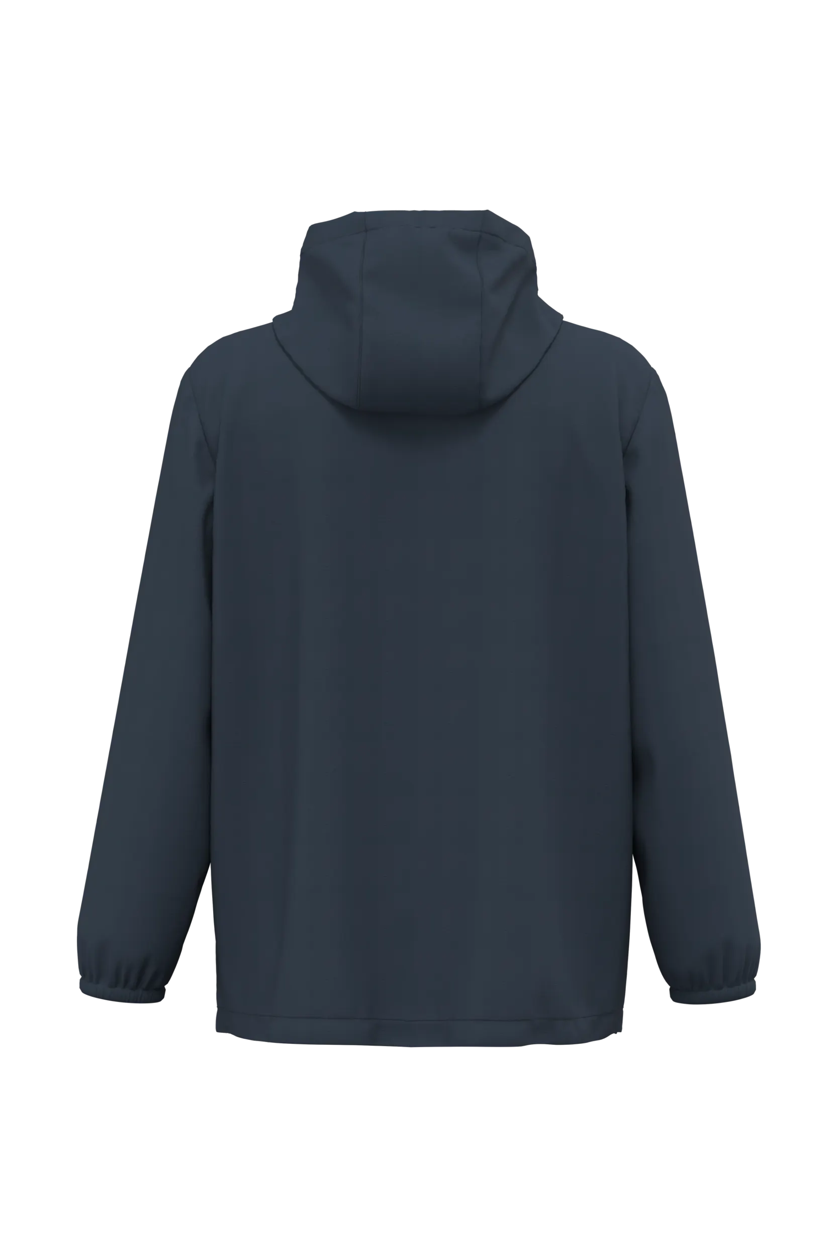 Chaqueta cortavientos impermeable ecorresponsable 1/4 cremallera unisex