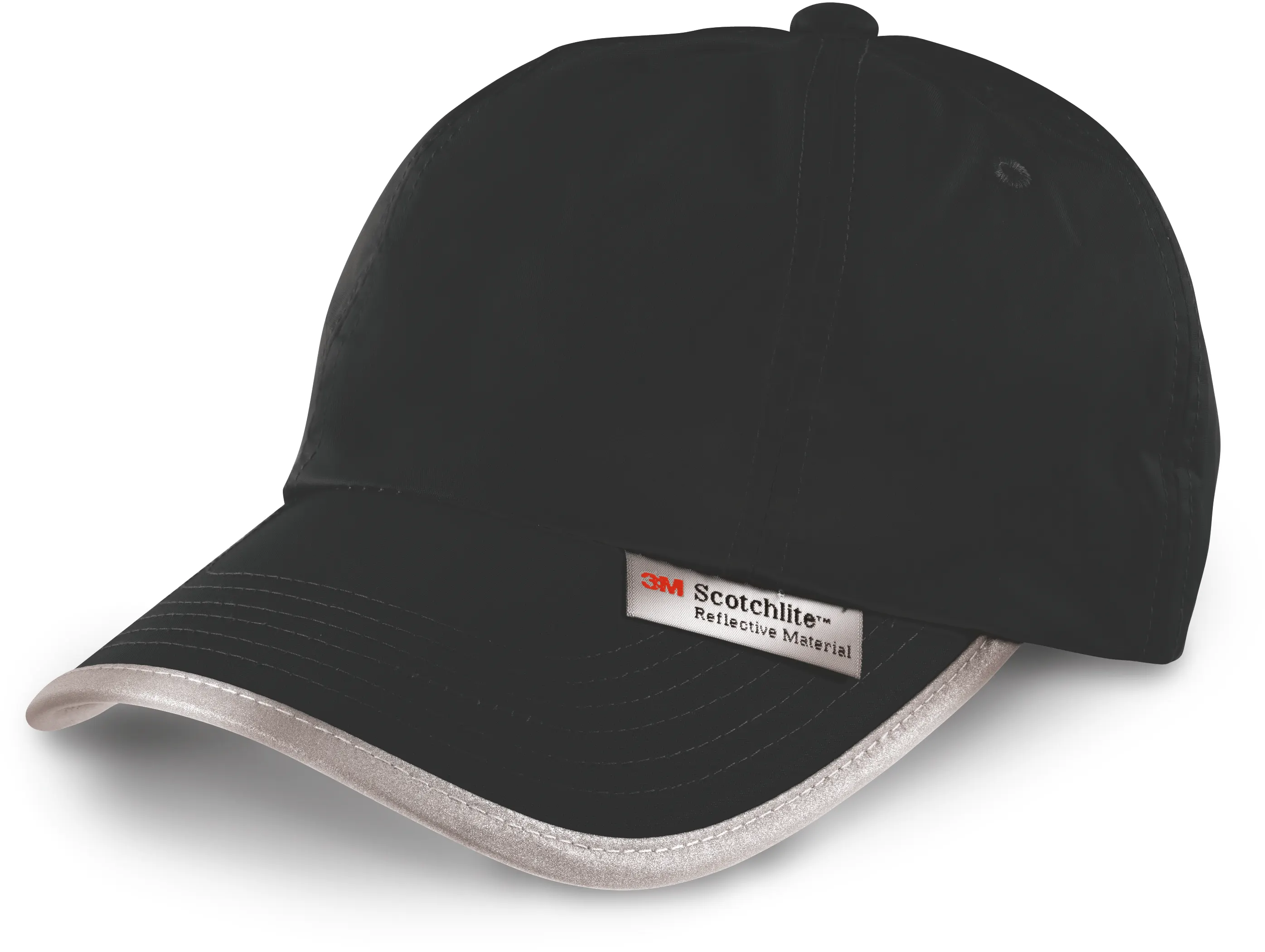 Gorra con bordes reflectantes