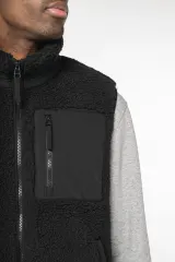 Chaleco ecorresponsable de sherpa unisex