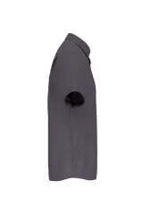 Camisa micro sarga no-plancha manga corta hombre