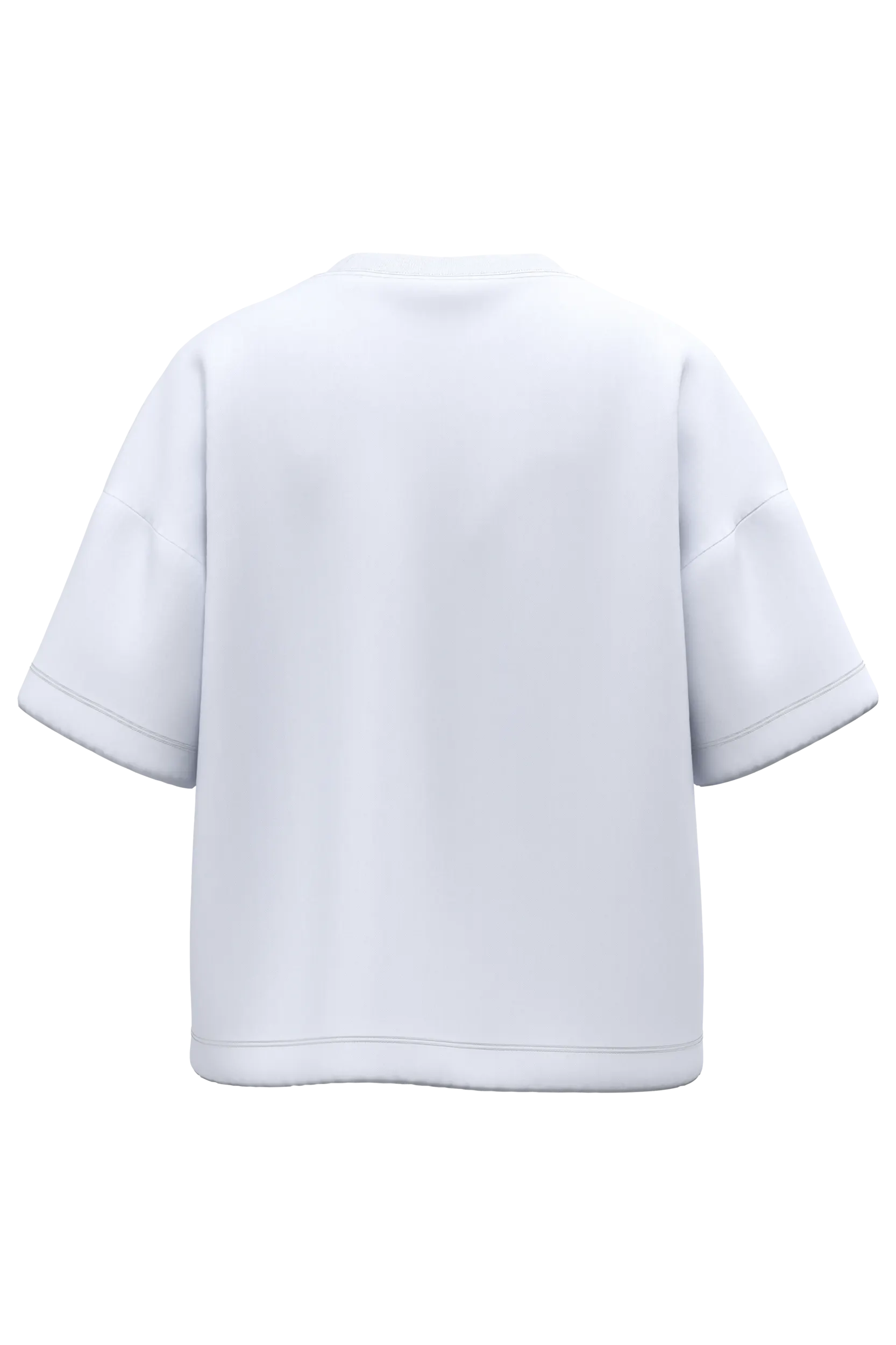 Camiseta sostenible de corte boxy con hombros caídos mujer