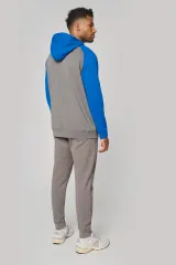 Chaqueta Bicolor con cremallera y capucha unisex